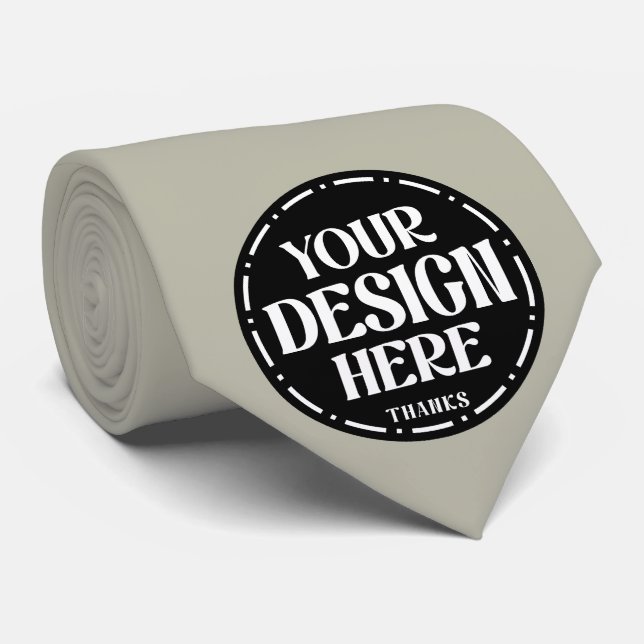 Custom Dad Appreciation gift Design Tie (Rolled)