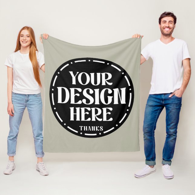Custom Dad Appreciation Mug Design Fleece Blanket (In Situ)