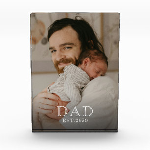 Custom Dad Established Photo Block
