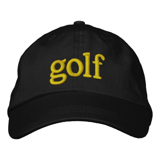 Custom Dad Golf Hat - Personalised Embroidered Cap (Front)