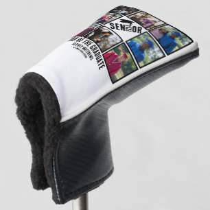 Custom Dad of the Senior graduate 8 Photo Collage Golf Head Cover