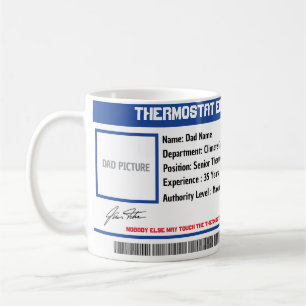 Custom Dad Thermostat Supervisor Mug