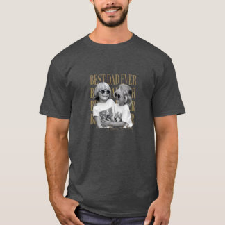 Custom Dad Vintage Photo Shirt,Personalised Father T-Shirt