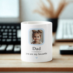 Custom Dad with Kid Photo   You Are My Favourite Coffee Mug