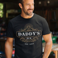Custom Daddy's Pub Home Bar Year Established