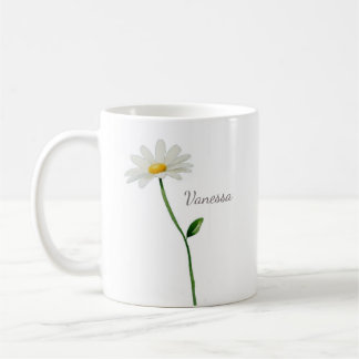 custom daisy personalised chic coffee mug