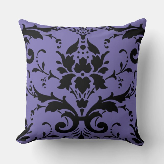 Custom Damask Pattern Cushion (Front)