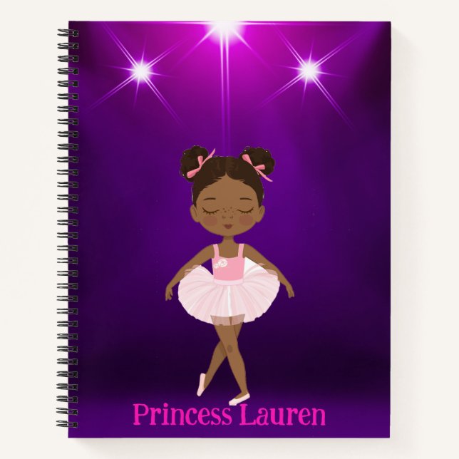 Custom Dancer Kids Notebook (Front)
