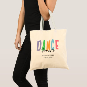 Custom dancer’s name – Colorful dance style Tote Bag