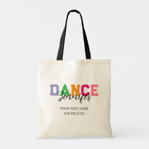 Custom dancer’s name – Colourful dance style Tote Bag