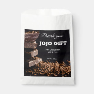 Custom dark chocolate Professional design party Favour Bag