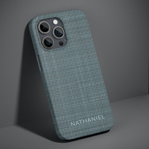 Custom Dark Teal Blue Grey Coloured iPhone iPhone 13 Pro Case