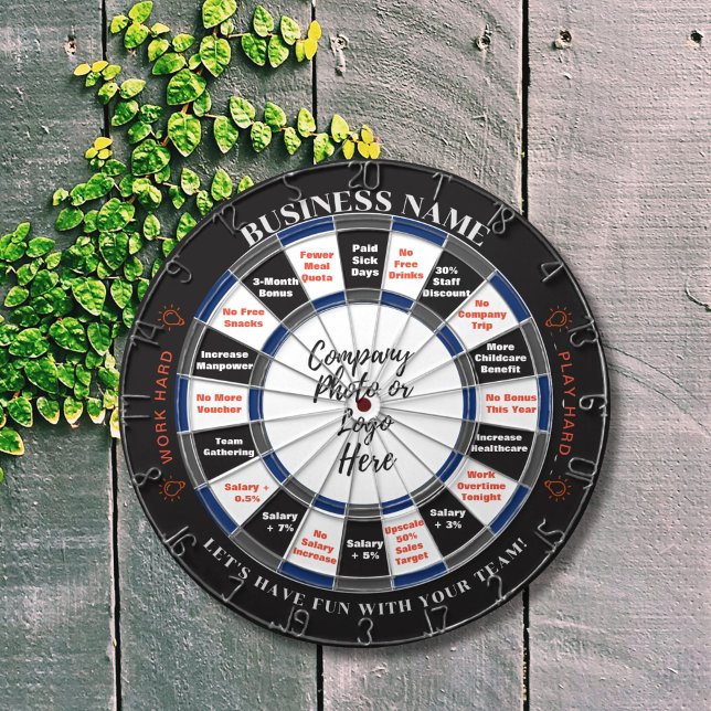 Custom Dart Board Plus Decision Board for Company (Business decision is difficult, our dartboard may help, via the dartboard playing with your staff.)