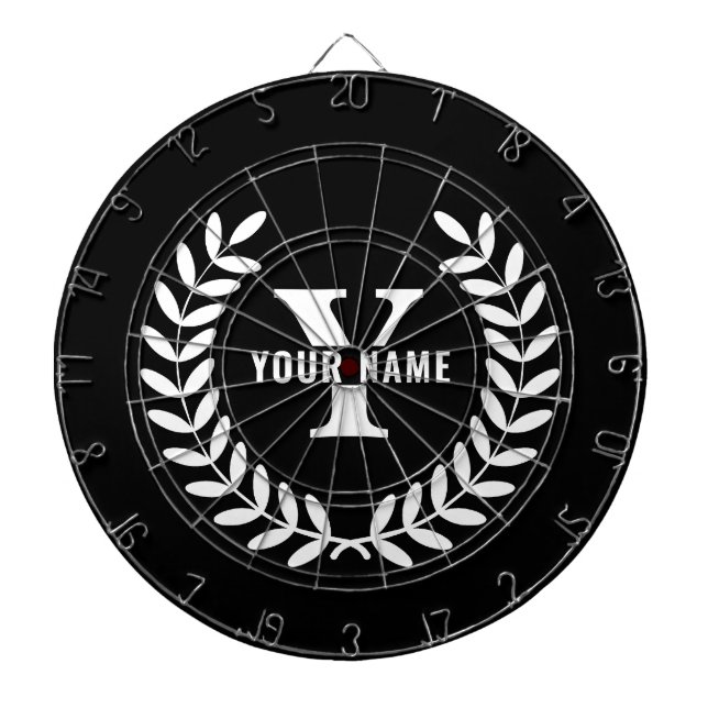 Custom Dartboard Personalise With Initial/Name (Front)