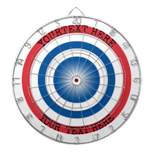 Custom Dartboard Target with Personalized Text