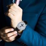 Custom Date Bold Cross  Watch<br><div class="desc">This Christian men's watch has a custom date and a bold cross,  making it a great gift for confirmations,  first communions,  weddings,  or any other anniversary gift for him.  Commemorate a date with style with this personalised watch.</div>