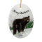 Custom Dated Christmas Black Bear Animal