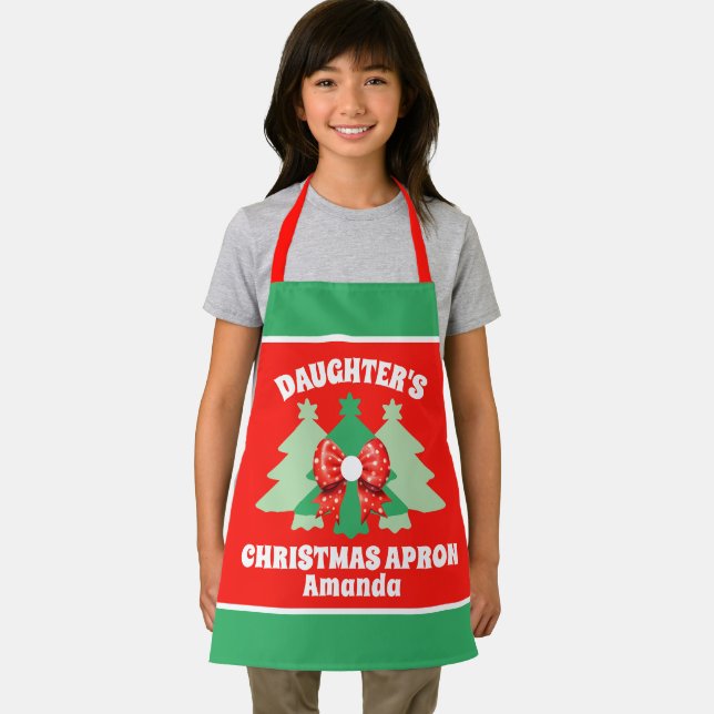 Custom Daughter's Christmas Gift Apron (Insitu)