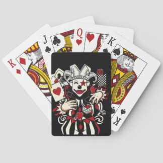 Custom deck of playing cards with a Joker design