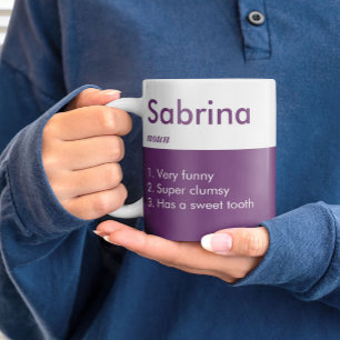Custom Definition Mug | Funny Personalised Name