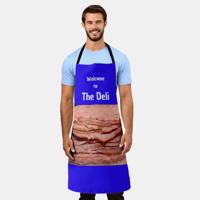 Custom Deli Meat Apron (Worn)