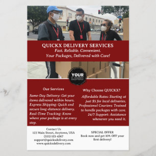 Custom Delivery Service Flyer