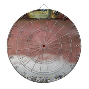 custom deluxe pink and white dartboard