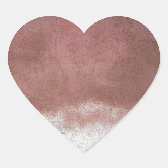 custom deluxe pink and white heart sticker (Front)