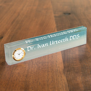 Custom Dental Office Santa Fe Acrylic Nameplate