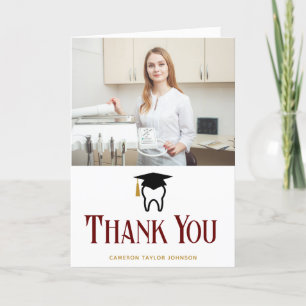 Custom Dentist Office Photo Dental Thank You Card