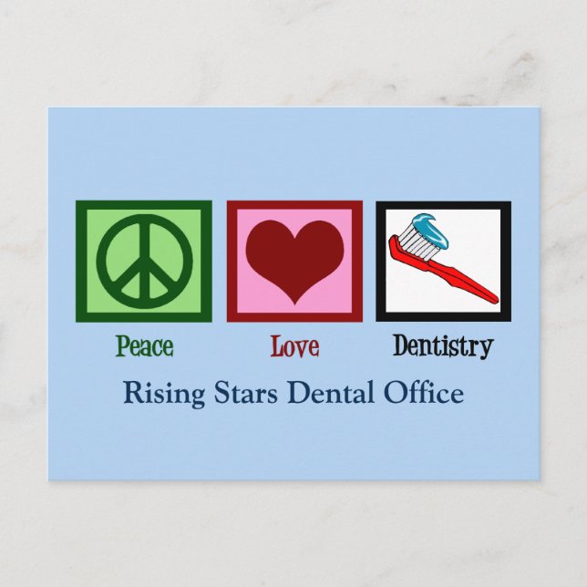 Custom Dentist Office Postcard (Front)