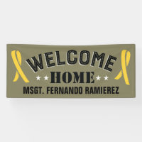 Custom Deployment Welcome Home Yellow Ribbons