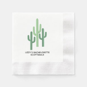 Custom Desert Cactus Scottsdale Napkin