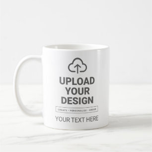 Custom Design and Text Coffee Mug