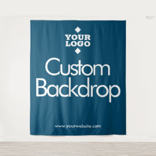 Custom Design Backdrop // Your Logo Here Tapestry