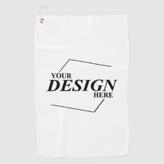 Custom Design Create Your Own Template Golf Towel