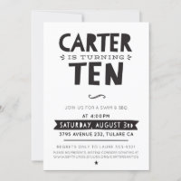 CUSTOM DESIGN modern birthday party for Carter