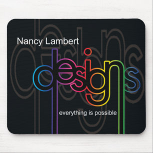 Custom Design Nancy Lambert Designs Logo Mouse Pad