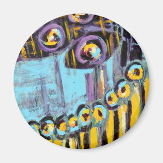 Custom design round magnet