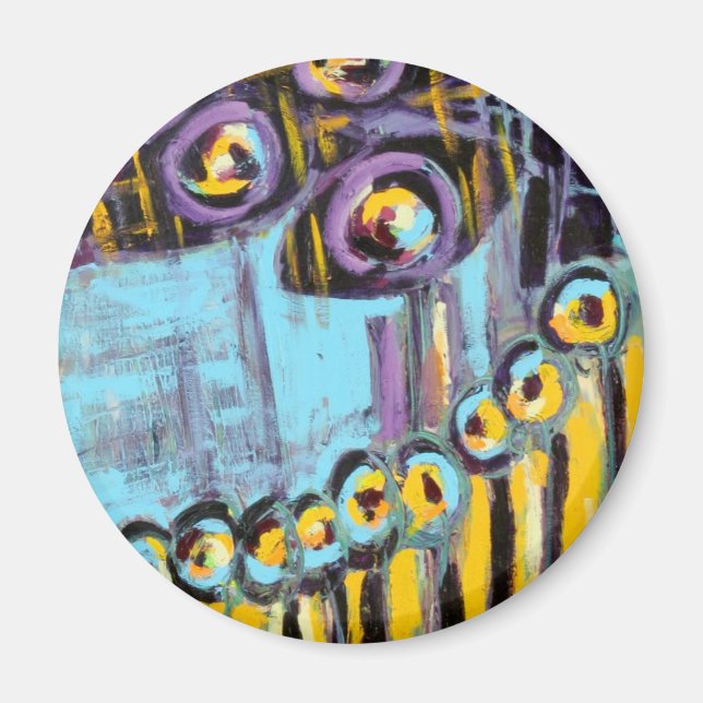 Custom design round magnet (Front)