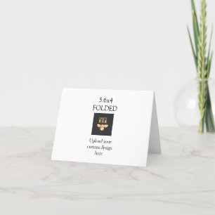 Custom Design Upload Thank You Card