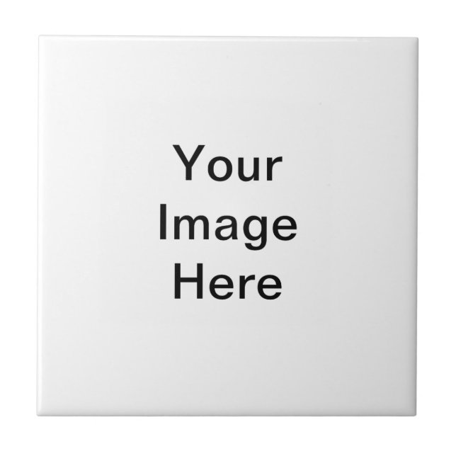 Custom Design with Your Own Image Ceramic Tile (Front)