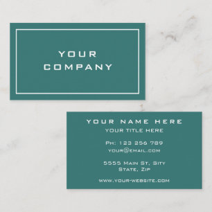 Custom Design Your Own Busines Card Template