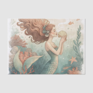 Custom designed tissue paper MERMAID