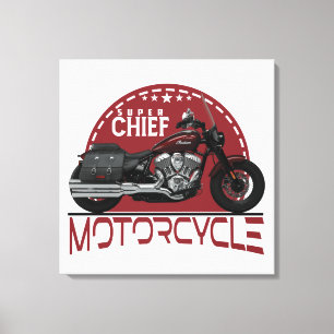 Custom Designer Apparel & Accessories SUPER CHIEF Canvas Print