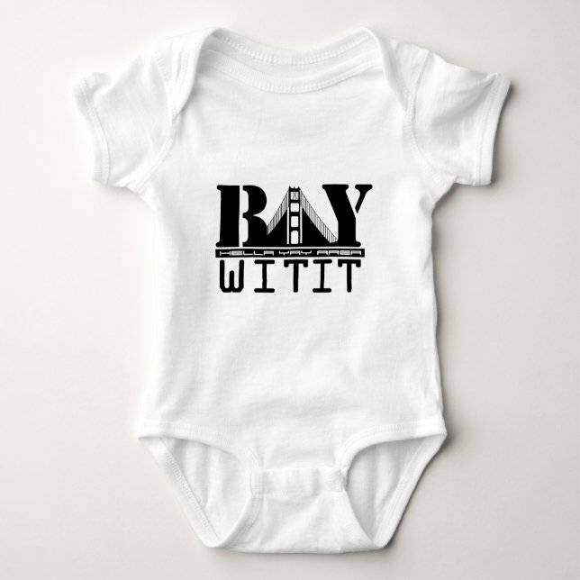 Custom Designs from The Bay Area Baby Bodysuit (Front)