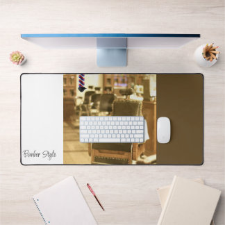 Custom Desk Mat for Salon Owners Barber