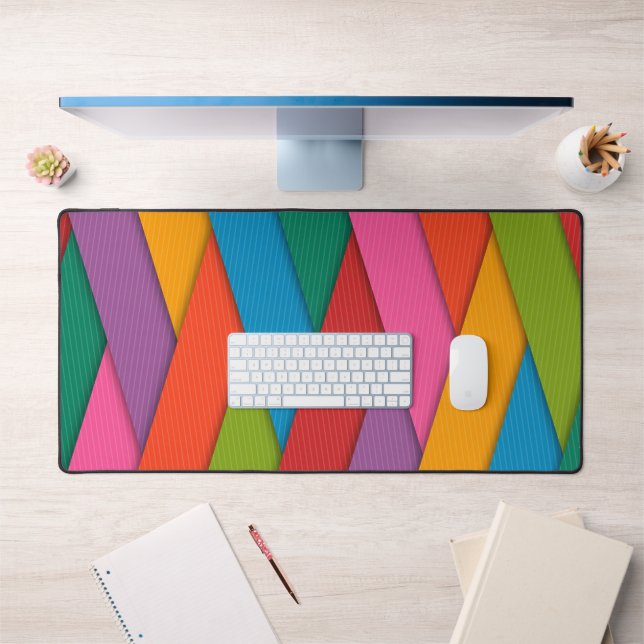 Custom Desk Mat for Salon Owners Colourful (Office 1)