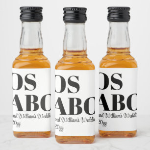 Custom Destination Wedding Welcome to Los Cabos Liquor Bottle Label