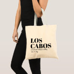 Custom Destination Wedding Welcome to Los Cabos Tote Bag<br><div class="desc">Custom Welcome to Los Cabos,  Personalised Totebag Guest Hotel Arrival,  Gift from Bride Groom Bridesmaid,  Destination Wedding Tote Bag Favour,  Flower Girl Goodie for Her,  Couple Him Reception Night Party,  Name Location Weekend Trip Event,  Planner Canvas Swag Planning Bridal,  Maid of Honour Groomsmen Matron,  Best Man Ring Bearer Present</div>